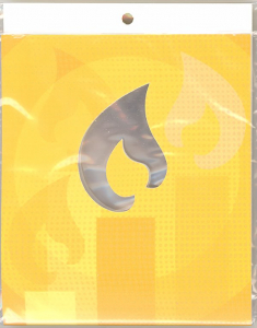 DropStop® Drop a Card - Salvavino Natale - giallo fiammella