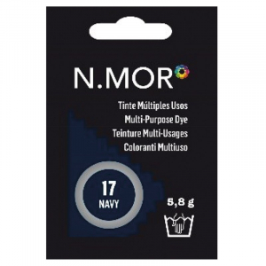 N.MOR Tinte per Tessuti Cialdina Colorante Multiuso - 17 NAVY