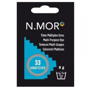N.MOR Tinte per Tessuti Cialdina Colorante Multiuso - 33 KINGFISHER