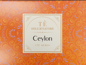 Te Dell'Aviatore Tea Box 15 Filtri Piramidali Tè Nero CEYLON