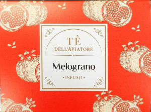 Te Dell'Aviatore Tea Box 15 Filtri Piramidali Infuso MELOGRANO