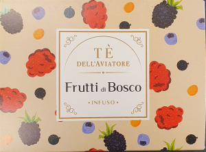 Te Dell'Aviatore Tea Box 15 Filtri Piramidali Infuso FRUTTI DI BOSCO