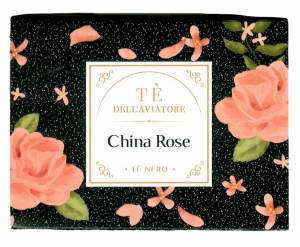 Te Dell'Aviatore Tea Box 15 Filtri Piramidali Tè Nero CHINA ROSE