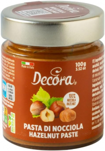 Decora Preparato per gelato Pasta di Nocciola 100 g,