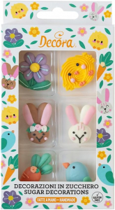 Decora decori di zucchero HAPPY ESTER 6 pz.
