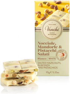 Venchi Tavoletta Nocciolata Bianco Salata 95 g