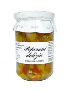 Peperoni Delizia con tonno 280 g. Riolfi Sapori