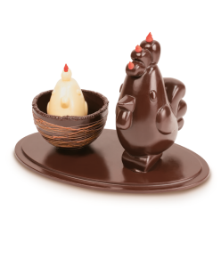 Mandrile Melis CHIOCCIA POP cioccolato fondente 350 g.