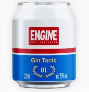Engine Gin Tonic Lattina 237 ml 7,5 vol.