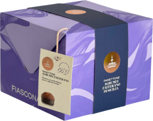 Fiasconaro Panettone Agrumi e Zafferano 750 g. SCATOLA