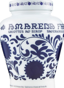 Fabbri Frutti Amarena 600 g. vaso decorato opaline