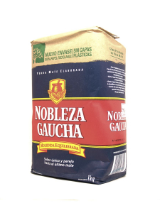 Yerba Mate Nobleza Gaucha Blu 1 kg. Molienda Equilibrada