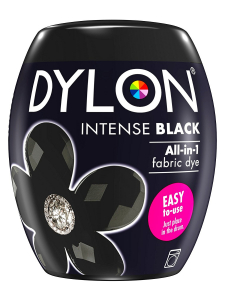 Dylon Tinte per Tessuti Lavatrice - 12 INTENSE BLACK POD