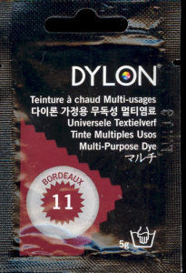 Dylon Tinte per Tessuti Cialdina Multi Purpose Dye - 11 BORDEAUX